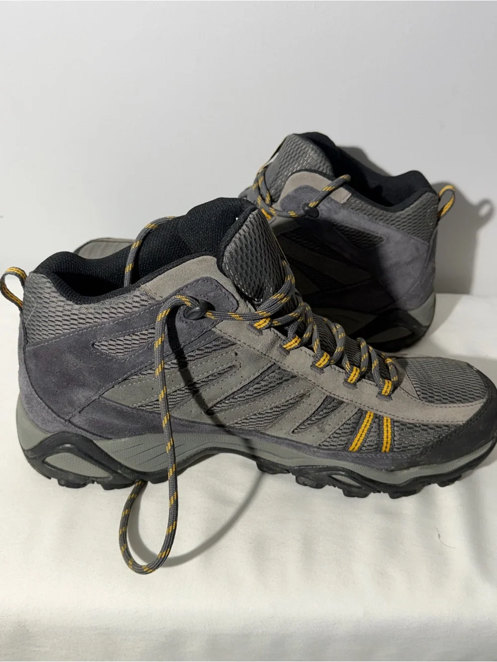 Columbia North Plains Men Gray Hiking Shoe Sz US 14
